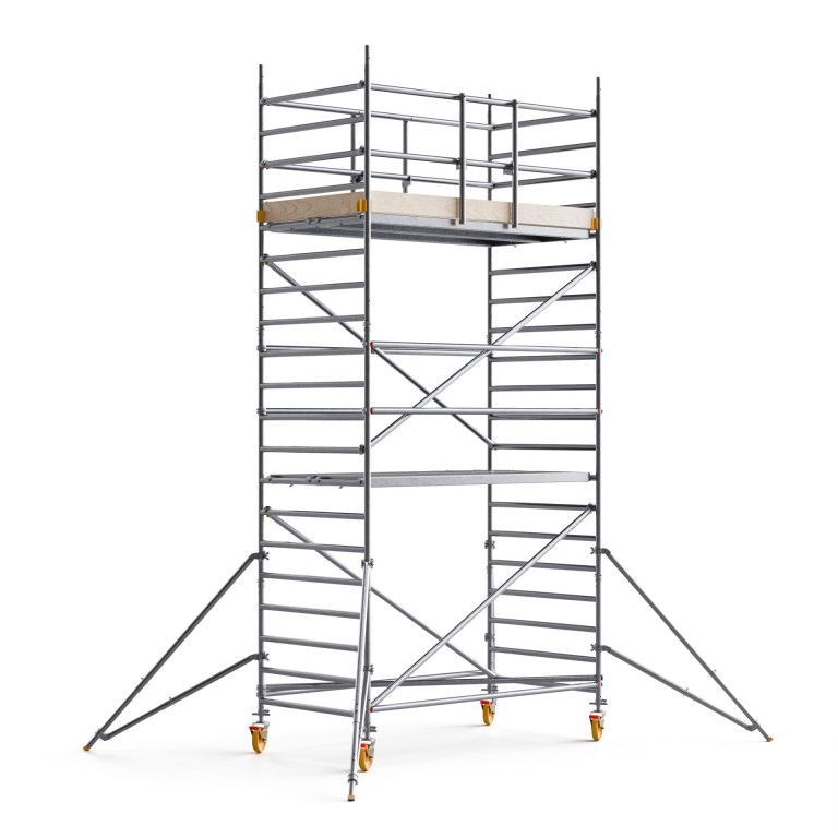 Mobile scaffolding